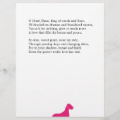 Splitter Deutsche Dogge  Flyer (Hinten)