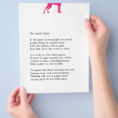 Splitter Deutsche Dogge  Flyer (Hand)