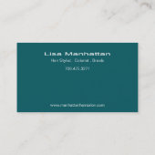 Splitter-hoch entwickelte Visitenkarteschablone Visitenkarte (Rückseite)