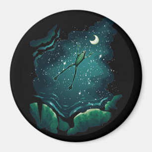 Splitter über den Mond Magnet