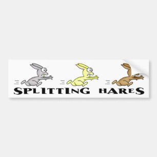 Splitting Hares-Autoaufkleber Autoaufkleber