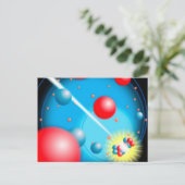 Splitting the Atom Postkarte (Stehend Vorderseite)