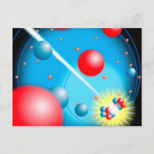 Splitting the Atom Postkarte (Vorderseite)
