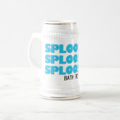 Splooshy Splooshy Splooshy Bier-Tasse Bierglas (Vorderseite Links)