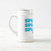 Splooshy Splooshy Splooshy Bier-Tasse Bierglas (Links)