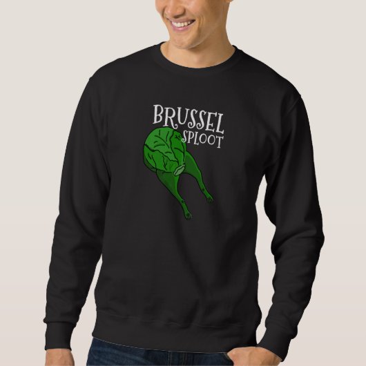Splooting Dog Brussel Sploot Brussel Sprout Christ Sweatshirt (Vorderseite)