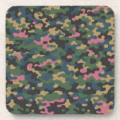 Splotch Square Plastic Untersetzer Set (Vorderseite)