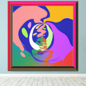 Splotch! zeitgemäß leinwanddruck (Insitu (Holzboden))