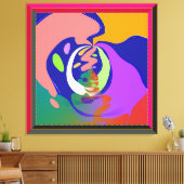 Splotch! zeitgemäß leinwanddruck (Insitu (Wohnzimmer))