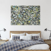 SPLT_001, Action-Spritzer-Malerei Leinwanddruck (Insitu (Schlafzimmer))