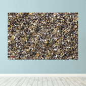 SPLT_002, Action-Spritzer-Malerei Leinwanddruck (Insitu (Holzboden))