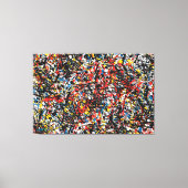 SPLT_24_004, Action Spritzer Painting Leinwanddruck (Vorderseite)