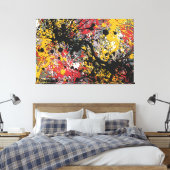 SPLT_24_007, Action Spritzer Painting Leinwanddruck (Insitu (Schlafzimmer))