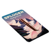 Splügen Schweiz Skiposter Magnet (Rechte Seite)