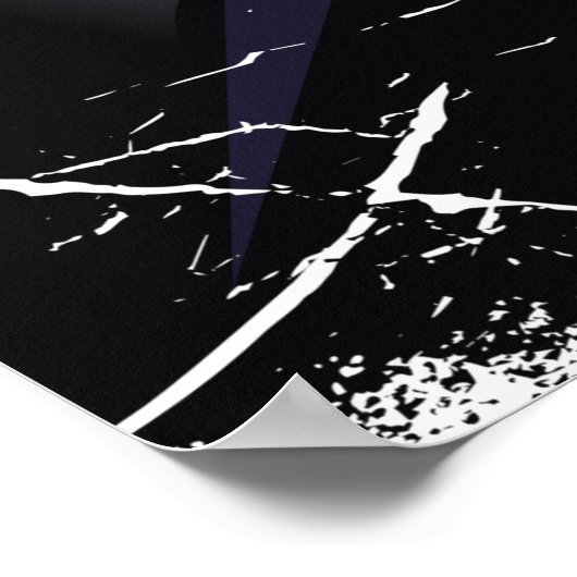 Splügen Schweiz Skiposter Poster (Ecke)