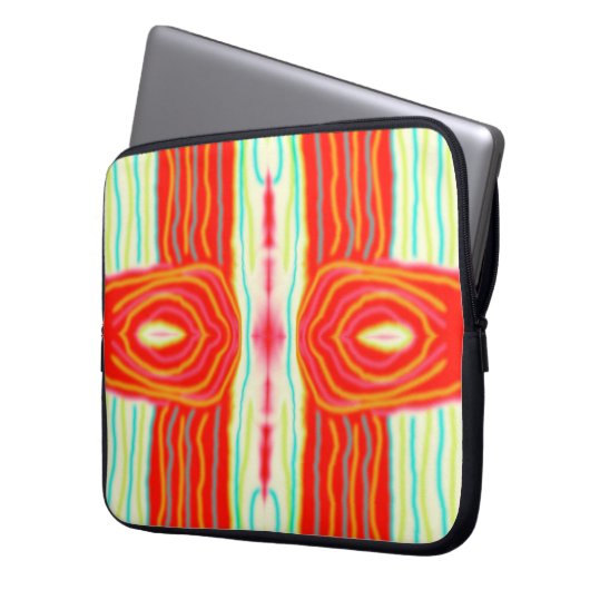 Splurge, Doppeldoodle. Laptopschutzhülle (Vorderseite Links)