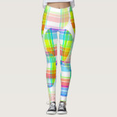 SPNP_Karo gedruckte Leggings (Vorderseite)