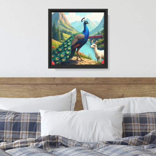 SPNP_Premium eingewickelte Leinwand (Insitu (Schlafzimmer))