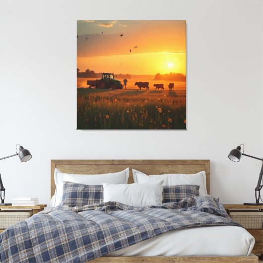 SPNP_Premium Wrapped Canvas Leinwanddruck (Insitu (Schlafzimmer))