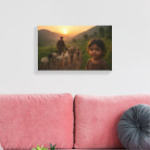 SPNP_Premium Wrapped Canvas Leinwanddruck (Insitu (Wohnzimmer))
