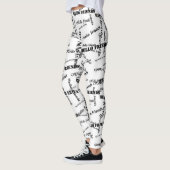 SPNP_ Text bedruckte Leggings (Links)