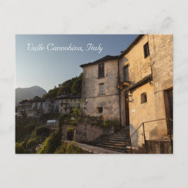 Spoccia Sunset, Valle Cannobina, Italien Postkarte