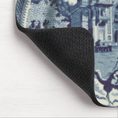 Spode blaue und weiße Platte, c.1815 Mousepad (Ecke)