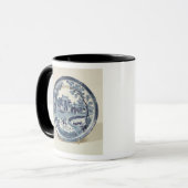 Spode blaue und weiße Platte, c.1815 Tasse (Vorderseite Links)