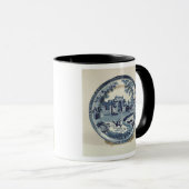 Spode blaue und weiße Platte, c.1815 Tasse (VorderseiteRechts)