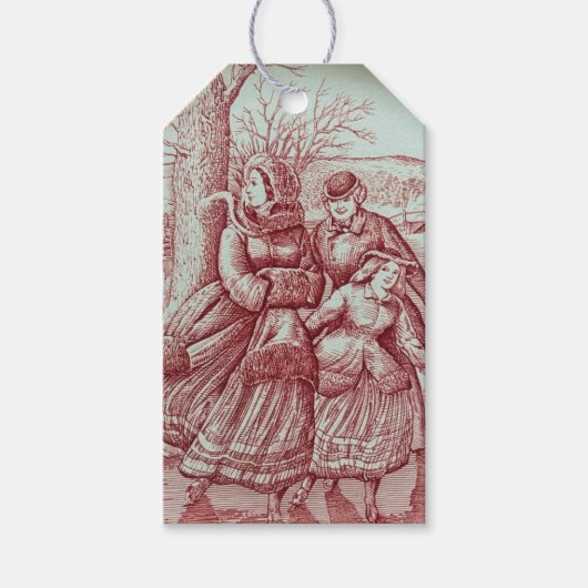 Spode Limited Ed Weihnachtsbild Geschenkanhänger (Vorderseite)