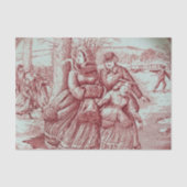 Spode Limited Ed Weihnachtsbild Seidenpapier (Vorderseite)