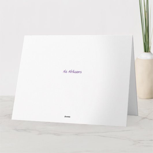 Spoedige beterskap karte (Rückseite)