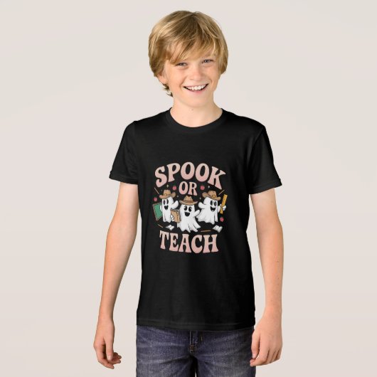 SPOGEN ODER LEHREN Tri-Blend SHIRT (Vorderseite voll)