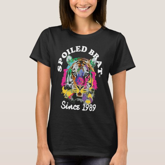Spoiled Brat Tiger since 1989 T-Shirt (Vorderseite)