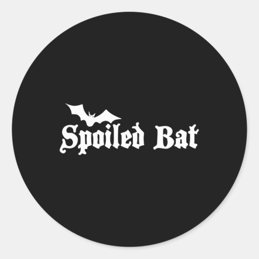 Spoiled Byte Runder Aufkleber (Vorderseite)