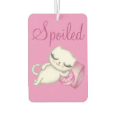 Spoiled Kitty Air Freshner Autolufterfrischer (Rückseite)