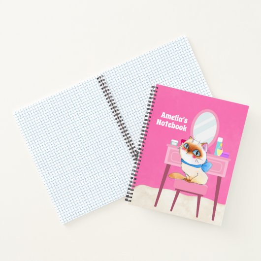 Spoiled Kitty Spiral Notebook Notizblock (Innenseite)