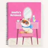 Spoiled Kitty Spiral Notebook Notizblock (Vorderseite)