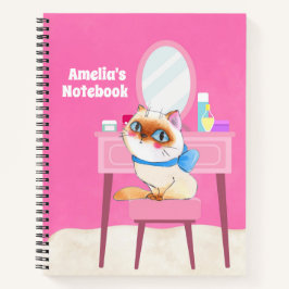 Spoiled Kitty Spiral Notebook Notizblock