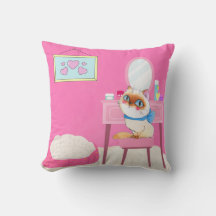 Spoiled Kitty Throw Kissen