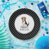 Spoiled Rotten Beagle (Trikolon 3) Hund Funny Pappteller (Party)