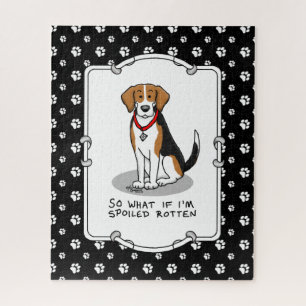 Spoiled Rotten Beagle (Trikolon 3) Hund Funny Puzzle