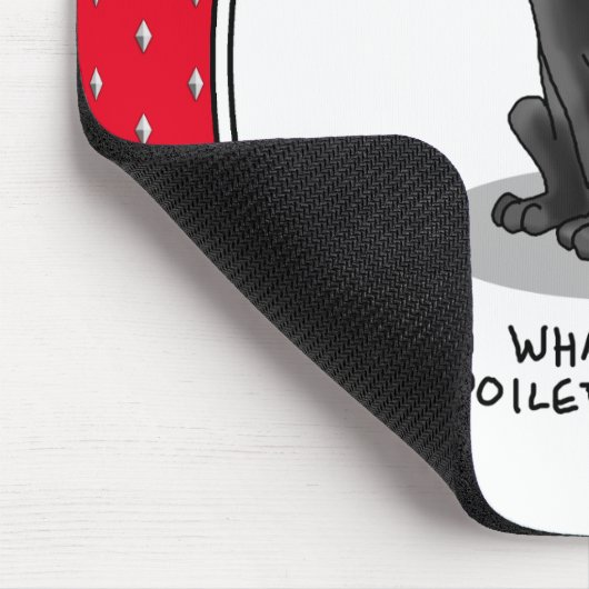 Spoiled Rotten Black Lab Labrador Retriever Dog Mousepad (Ecke)