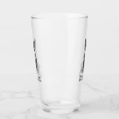 Spoiled Rotten Boston Terrier (Niedlicher Hund) Glas (Links)