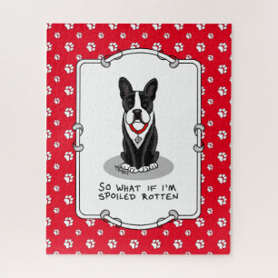 Spoiled Rotten Boston Terrier (Niedlicher Hund) Puzzle