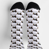 Spoiled Rotten Dackel (S schwarz & tan) Niedlicher Socken (Oben)