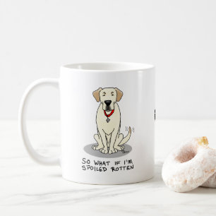 Spoiled Rotten Gelbe Labrador Labrador Retriever F Kaffeetasse