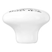 Spoiled Rotten Gelbe Labrador Labrador Retriever F Keramikknauf (Seitenansicht)