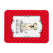 Spoiled Rotten Gelbe Labrador Labrador Retriever F Magnet (Horizontal)