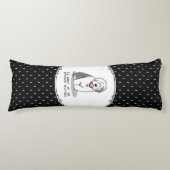 Spoiled Rotten Old English Sheepdog (Grau 1) Funny Seitenschläferkissen (Vorderseite)